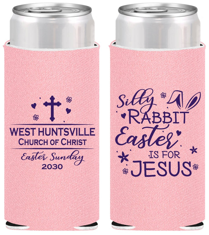 Personalized Easter Slim Can Coolers - Easter Is For Jesus | 210022