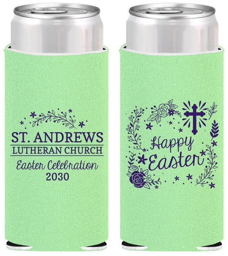 Personalized Easter Slim Can Coolers - Easter Sunday | 210028