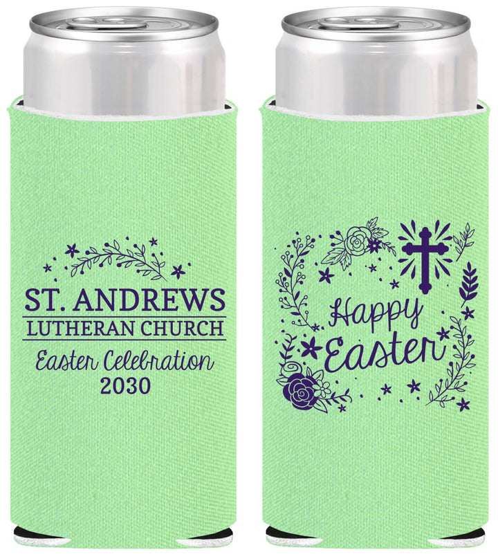 Personalized Easter Slim Can Coolers - Easter Sunday | 210028