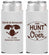 Personalized Wedding Slim Can Coolers - The Hunt Is Over Deer | 220