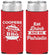 Personalized 4th Of July Slim Can Coolers - Eat Drink Patriotic | 220002