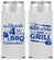 Personalized 4th Of July Slim Can Coolers - Red White Grill | 220005