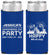 Personalized 4th Of July Slim Can Coolers - New York | 220039