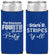 Personalized 4th Of July Slim Can Coolers - Stars Stripes | 220047