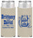 Personalized Wedding Slim Can Coolers - The Hunt Is Over Mason Jar | 223