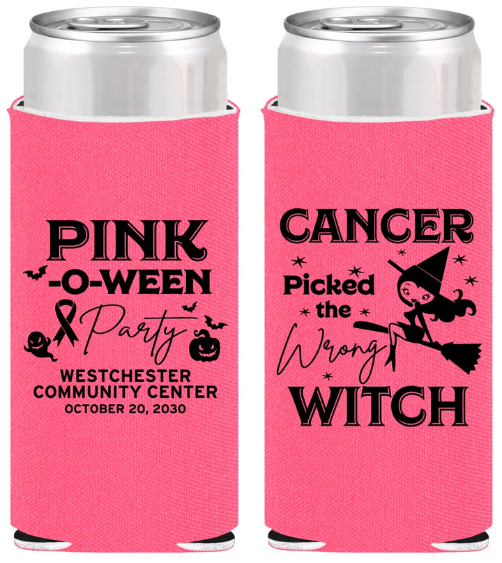Personalized Awareness Slim Can Coolers - Wrong Witch | 230010