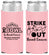 Personalized Awareness Slim Can Coolers - Bowling Strike Out | 230015