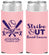 Personalized Awareness Slim Can Coolers - Baseball Strick Out | 230016