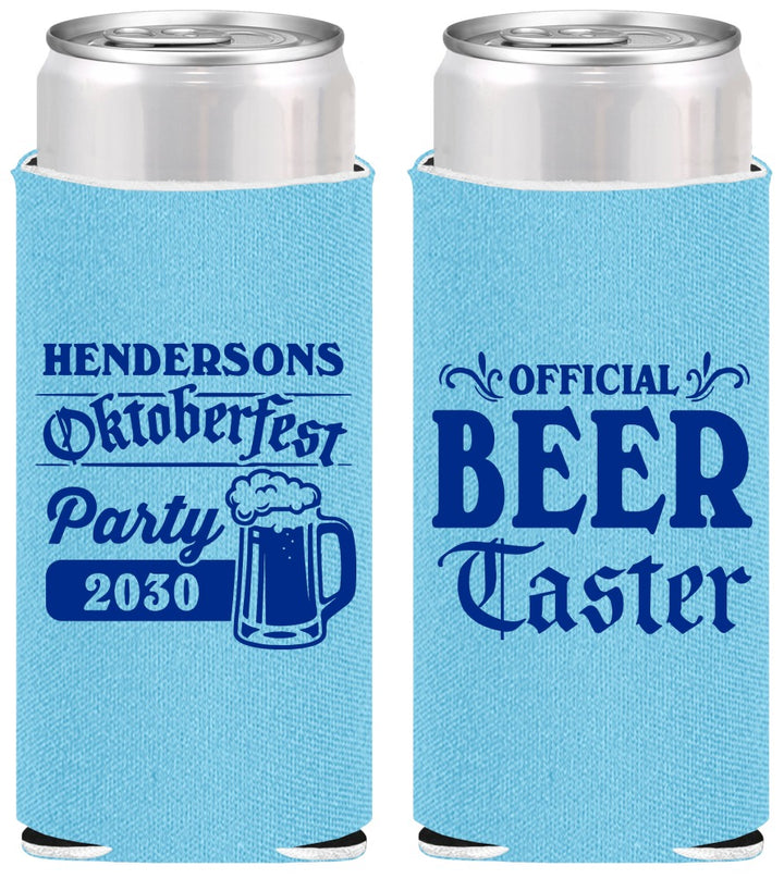 Personalized Oktoberfest Slim Can Coolers - Beer Taster | 240000
