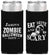 Personalized Halloween Slim Can Coolers - Eat Drink Be Scary | 250003