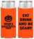 Personalized Halloween Slim Can Coolers - Scary Pumpkin | 250008