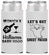 Personalized Halloween Slim Can Coolers - Ghost Sheet Faced | 250009