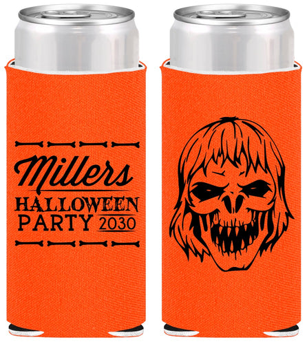 Personalized Halloween Slim Can Coolers - Monster Zombie | 250024