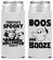 Personalized Halloween Slim Can Coolers - Boos And Booze | 250041