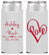 Personalized Wedding Slim Can Coolers - Love | 252