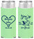 Personalized Wedding Slim Can Coolers - Fish In The Sea For Me | 254