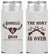 Personalized Wedding Slim Can Coolers - The Hunt Is Ove | 258