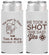 Personalized Wedding Slim Can Coolers - He Took A Shot She Said Yes | 259