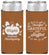 Personalized Thanksgiving Slim Can Coolers - Grateful And Stuffed | 260000