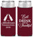 Personalized Thanksgiving Slim Can Coolers - Eat Drink Thankful | 260001