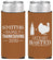 Personalized Thanksgiving Slim Can Coolers - Lets Get Basted | 260008