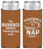 Personalized Thanksgiving Slim Can Coolers - Football Turkey | 260012
