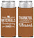 Personalized Thanksgiving Slim Can Coolers - Thankful Blessed | 260032