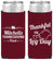 Personalized Thanksgiving Slim Can Coolers - Leg Day | 260033