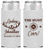 Personalized Wedding Slim Can Coolers - The Hunt Is Over | 266
