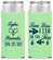 Personalized Wedding Slim Can Coolers - Two Less Fish In The Sea | 270