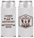 Personalized Wedding Slim Can Coolers - The Hunt Is Over | 272