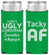 Personalized Christmas Slim Can Coolers - Tacky Af | 280021