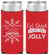 Personalized Christmas Slim Can Coolers - Eat Drink Jolly | 280040