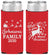 Personalized Christmas Slim Can Coolers - Reindeer | 280044