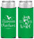 Personalized Christmas Slim Can Coolers - Joy To The World | 280045
