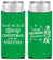 Personalized Christmas Slim Can Coolers - Snowflakes | 280053