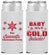Personalized Christmas Slim Can Coolers - Joy To The World | 280054