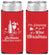 Personalized Christmas Slim Can Coolers - Bah Hum Bug | 280056