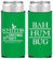 Personalized Christmas Slim Can Coolers - Bah Hum Bug | 280057
