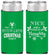 Personalized Christmas Slim Can Coolers - Naughty Or Nice | 280069