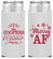 Personalized Christmas Slim Can Coolers - Merry Af | 280078