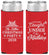 Personalized Christmas Slim Can Coolers - Mistletoe | 280092