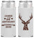 Personalized Wedding Slim Can Coolers - Deer | 282