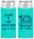 Personalized Wedding Slim Can Coolers - Sandy Feet Salty Kisses | 290