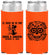 Personalized Wedding Slim Can Coolers - Til Death Do Us Part | 297