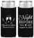 Personalized Rehearsal Dinner Slim Can Coolers - The Night Before | 30008