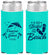 Personalized Wedding Slim Can Coolers - Started On The Beach | 310