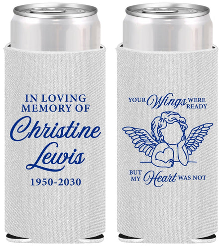 Personalized Memorial Slim Can Coolers - In Loving Memory | 310000