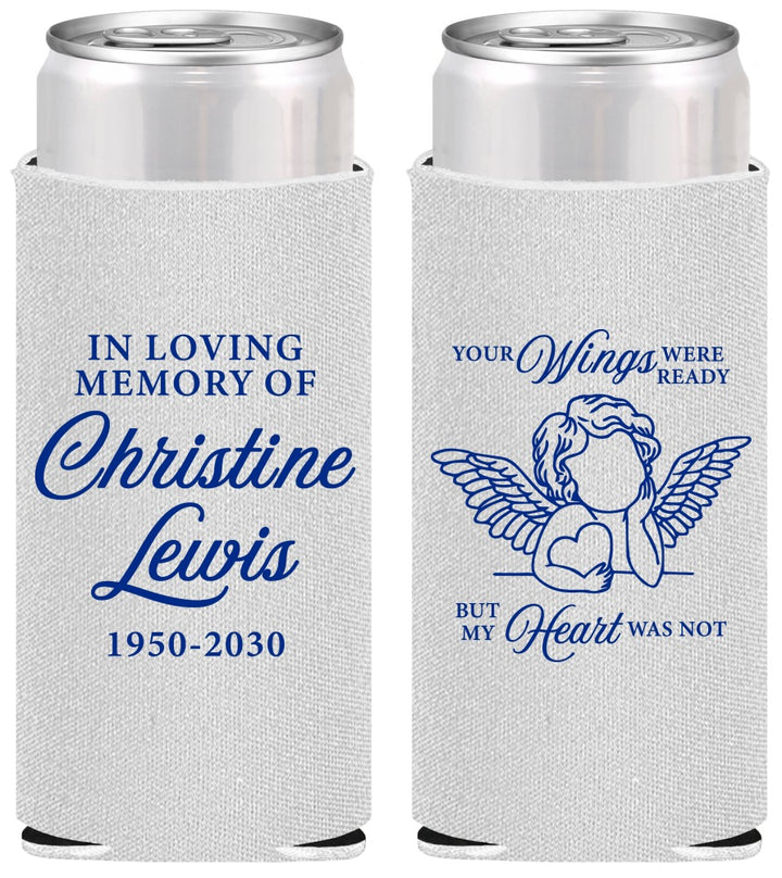 Personalized Memorial Slim Can Coolers - In Loving Memory | 310000