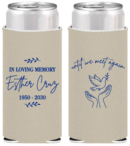 Personalized Memorial Slim Can Coolers - In Loving Memory | 310004